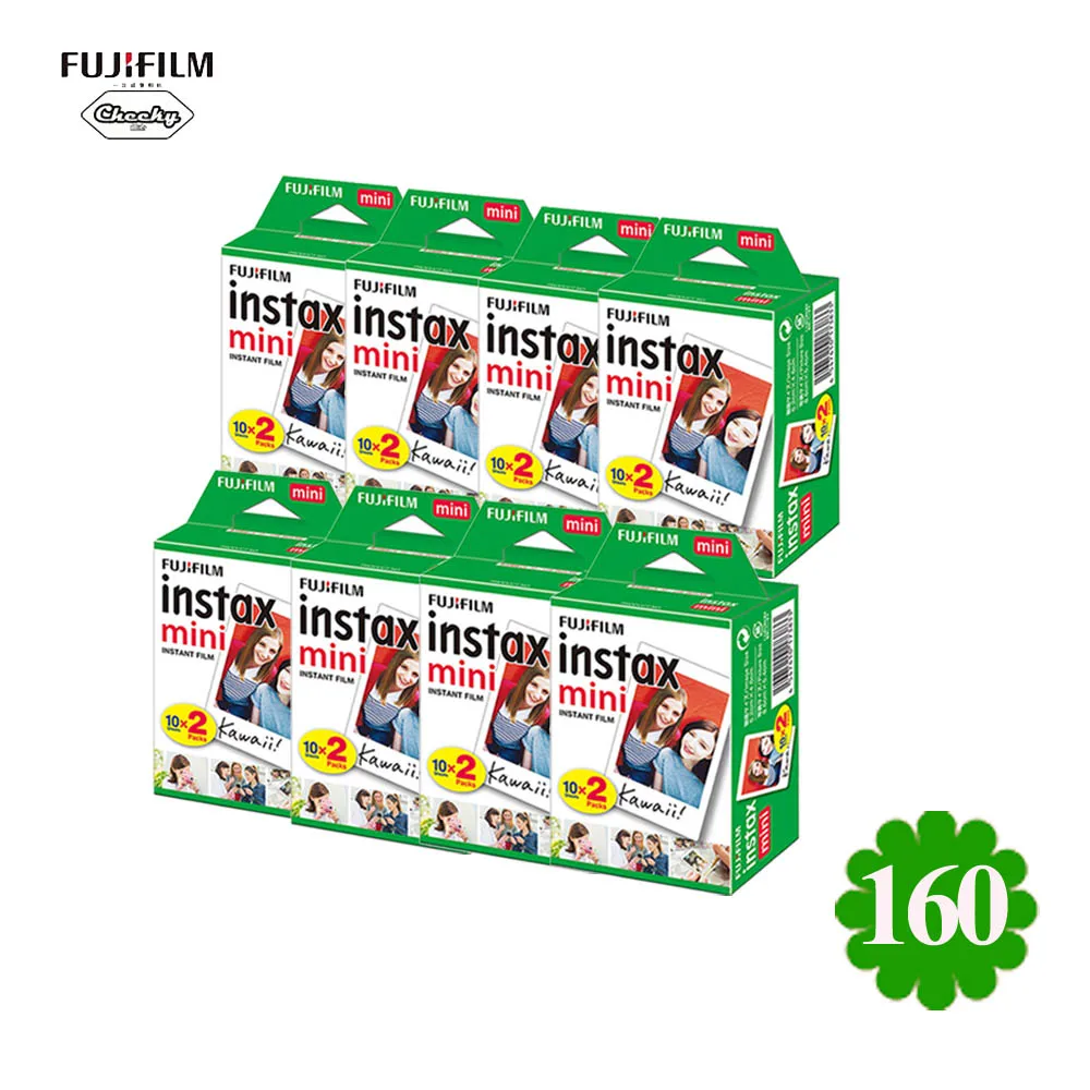 160 Sheets 20-200 листов Fujifilm Instax Wide плёночный широкоугольный фотоаппарат мгновенная пленка фотобумага для Fujifilm Instax WIDE300 пленка для камеры Instax - Цвет: 160 Sheets