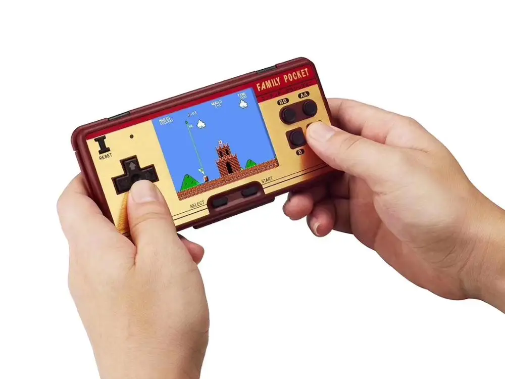 

HANHIBR Retro Game Player 8 Bit Retro Video Game Console Built in 638 Classic Games Support AV Out Put Best Gift for kids
