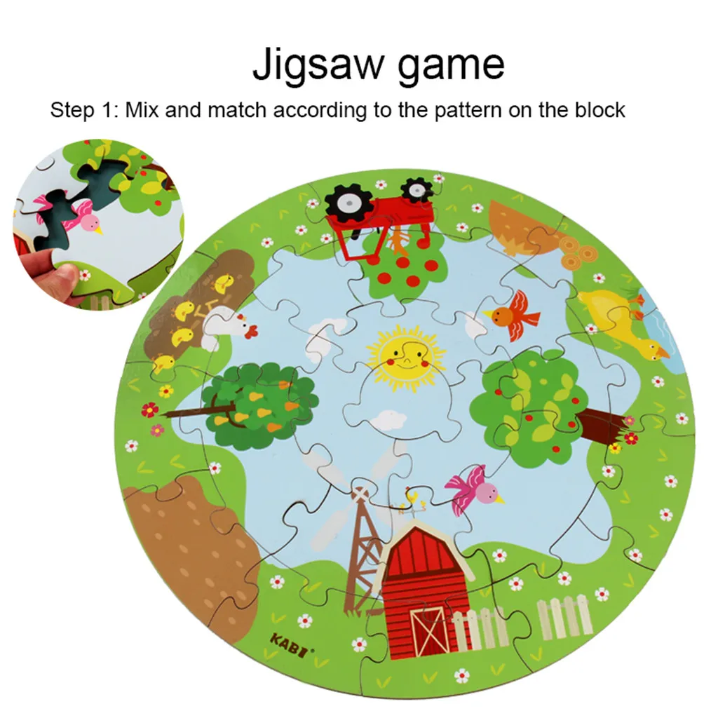 

Wooden Circus 3D Puzzle Theme Adult Children Puzzle best Holiday Gift Toy for kid Beautiful Christmas Pattern Jigsaw Puzzle