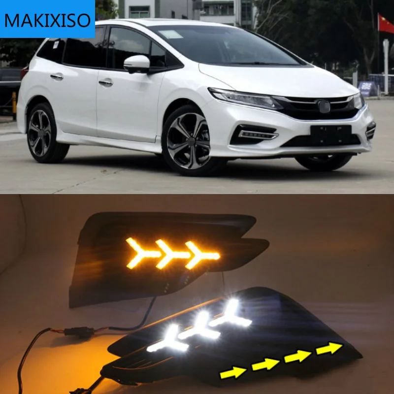 

Указатель поворота реле Водонепроницаемый автомобильные DRL Светодиодный дневной светильник для Honda Jade 2017-2018