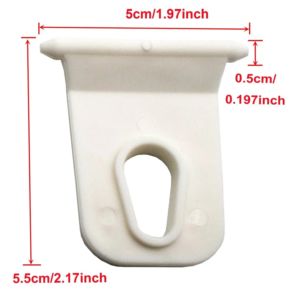 10pcs White Universal Awning Coat Hook Suitable For RV Camping Caravan And Party Light Stand Awnning Car Accessories | Автомобили и