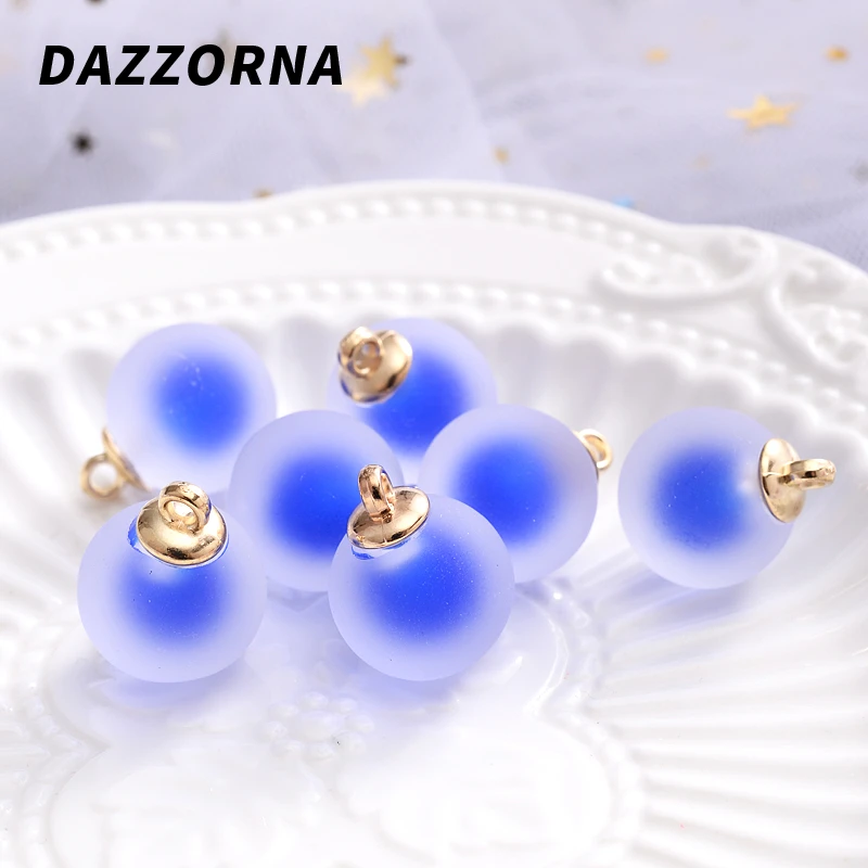 10 шт./лот 16 мм женские ювелирные изделия DIY серьги ожерелье аксессуары цветная