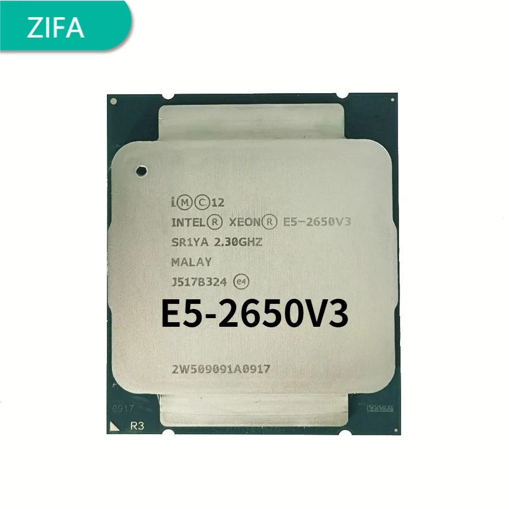 E5 2650v3 2 3 GHz 25M 10 Core 20 Thread 105w LGA 2011 процессор сервера ddr4 ram memory|Компьютерные кабели и