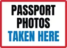 Небрендовые фотографии паспорта, сделанные здесь, железная живопись, металлическая пластина, индивидуальный жестяной знак, винтажный магазин, Настенный декор
