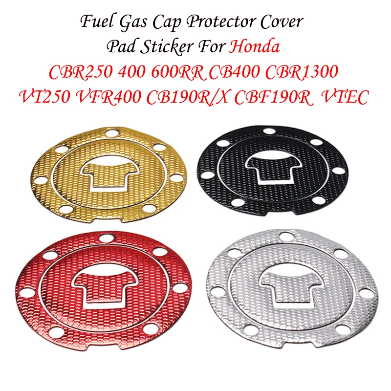 Motorcycle Fuel Gas Cap Protector Cover Pad Sticker Decals For HONDA CBR RVF VFR CB400 CB1300 CBR1000RR CBR250R F4 F4i CBR 600RR