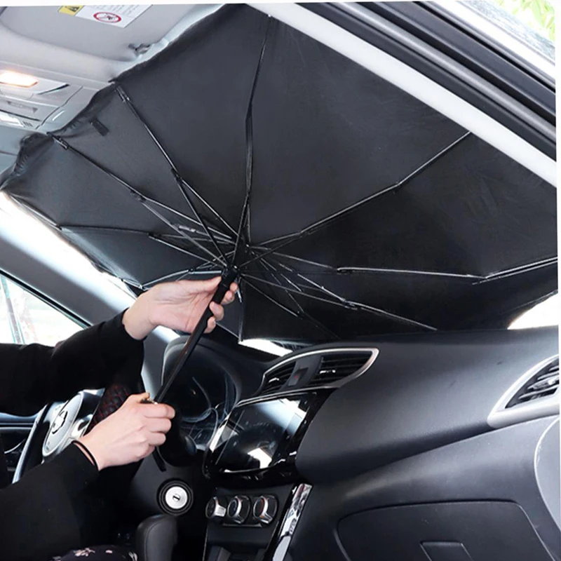 

Car sun umbrella windshield foldable heat-insulating anti-ultraviolet umbrella for Mini Cooper R50 R52 R53 R55 R56/Porsche