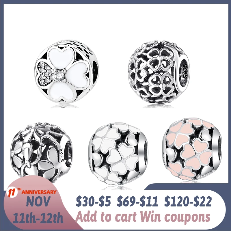 Подарочная коробка в виде 25 стерлингового серебра Белая Эмаль Ясно CZ четыре