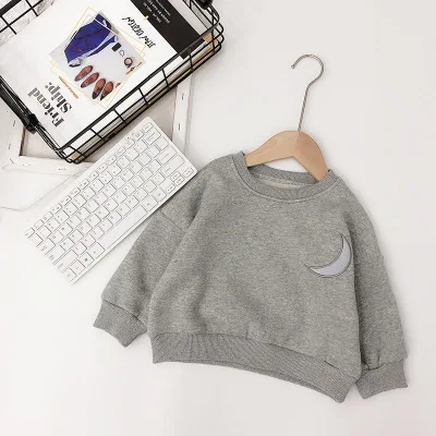 Осень 2019 модная новинка светоотражающий Свободный свитшот для мальчиков и