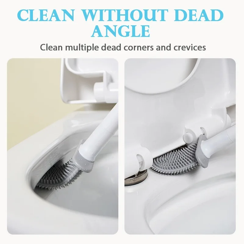 Складная Щетка для унитаза щетка с держателем настенная плоской головкой и