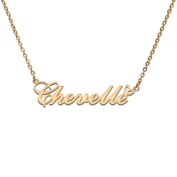 god with love heart personalized character necklace with name chevelle for best friend jewelry gift