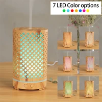 electric air humidifier essential aroma oil diffuser ultrasonic aromatherapy cool mist maker fogger for home with led night lamp