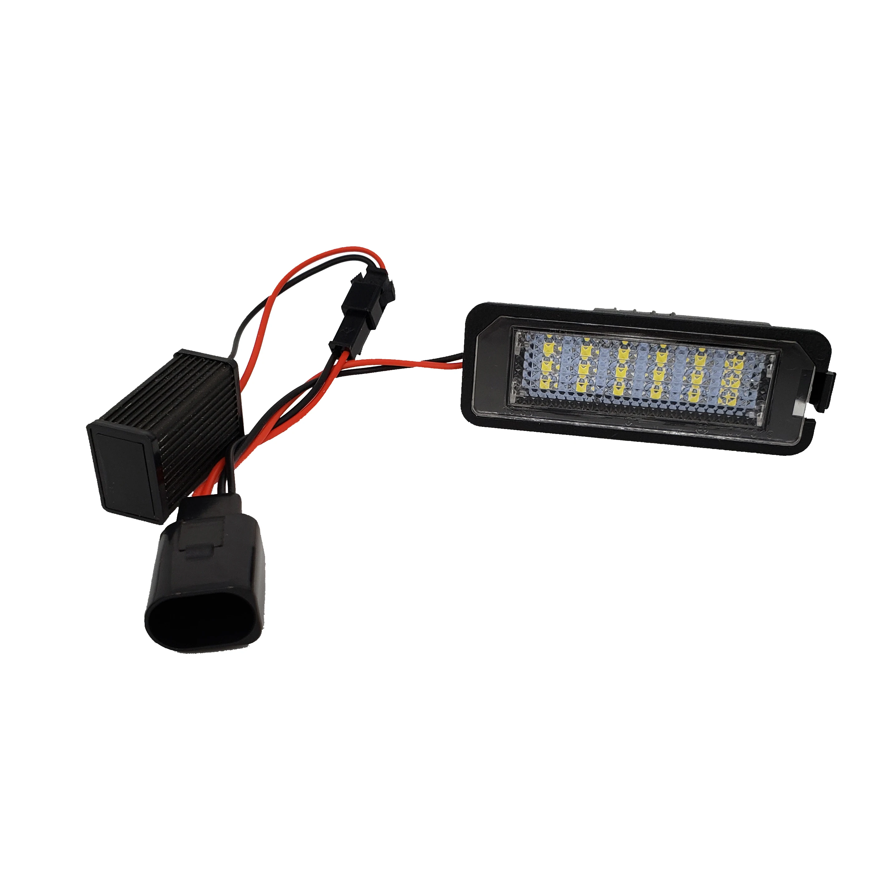

2Pcs 12V LED Number License Plate Light Lamps for VW GOLF 4 5 6 7 Polo 6R For Passat B6 Car License Plate Lights