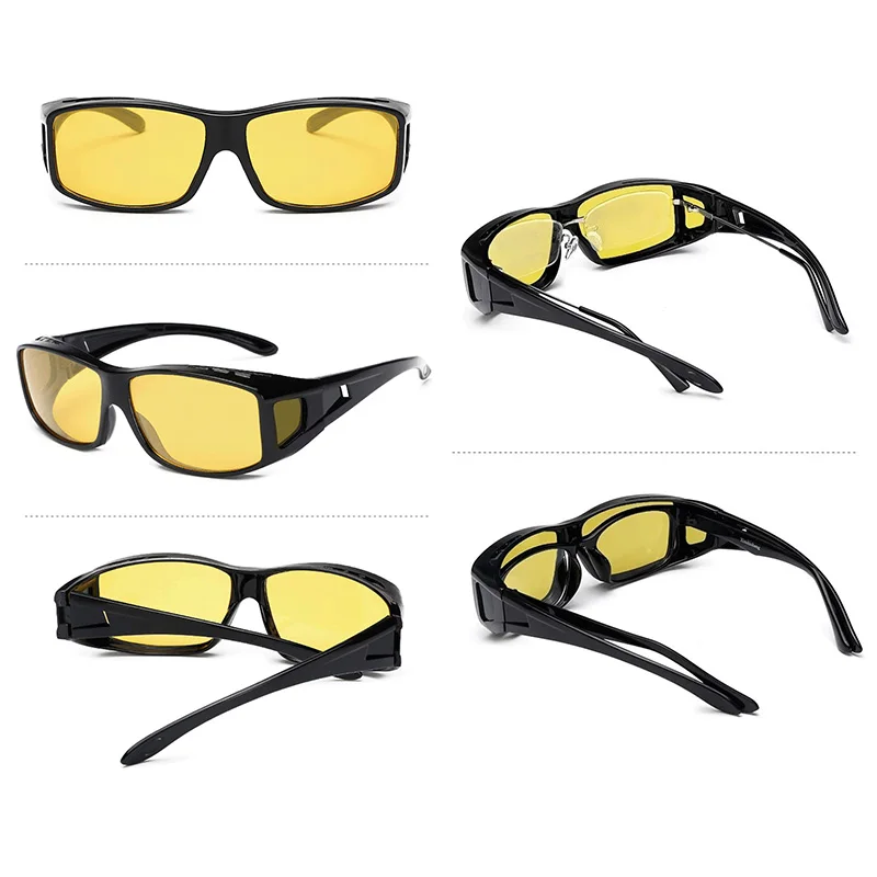 

Anti-glare Night Vision Sunglasses Goggles Cycling Glasses Dirt Bike Gafas Polarized Light Driving Safety Eye Protection