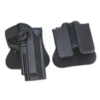 owb holster for beretta 92 92fs 96fs index finger released adjustable autolock outside waistband right handed airsoft gun holder
