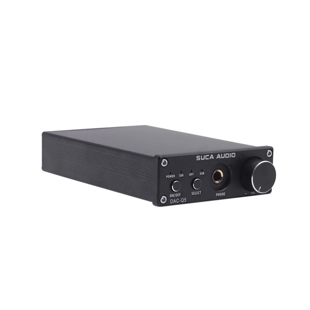 Портативный SUCA DAC-Q5 наушников цифровой аудио усилитель HiFi оптический аудио/коаксиальный/USB DAC Q5 декодер с усилителем декодер DAC