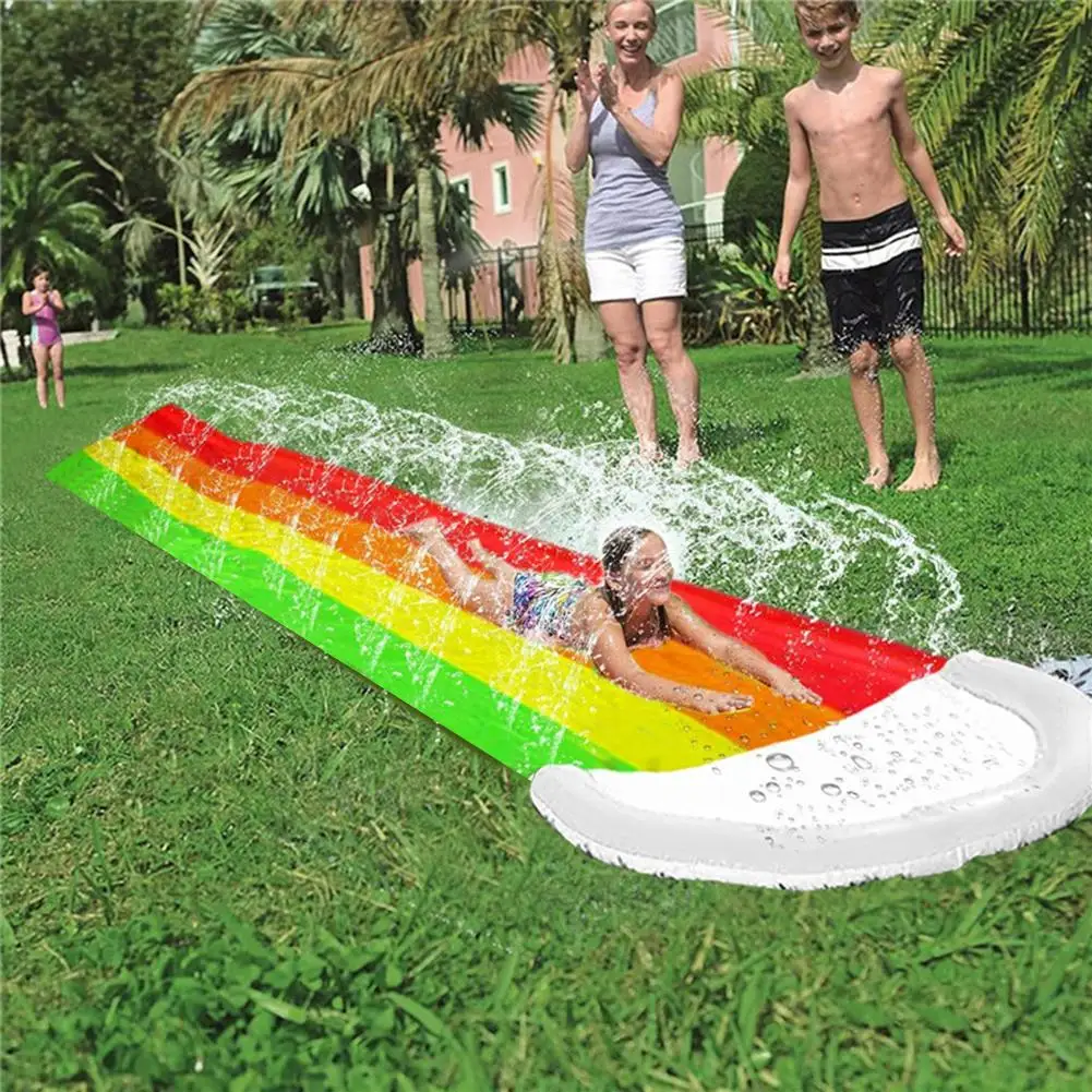 480X80 см водная горка толстый прочный гоночный скользящий коврик надувная игрушка