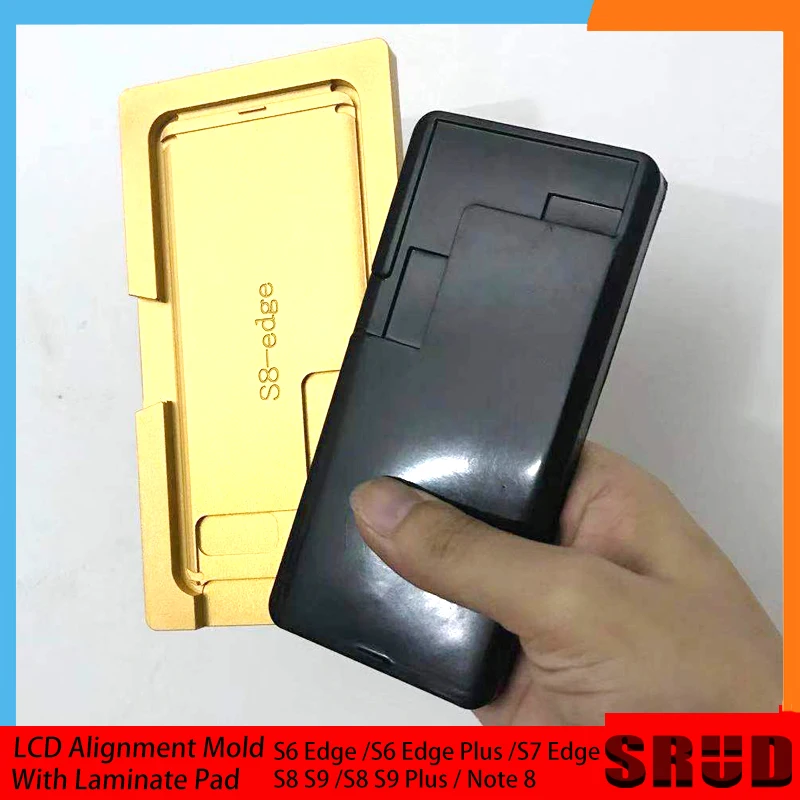 Изогнутый ЖК дисплей внешнее стекло выравнивание металлическая Форма