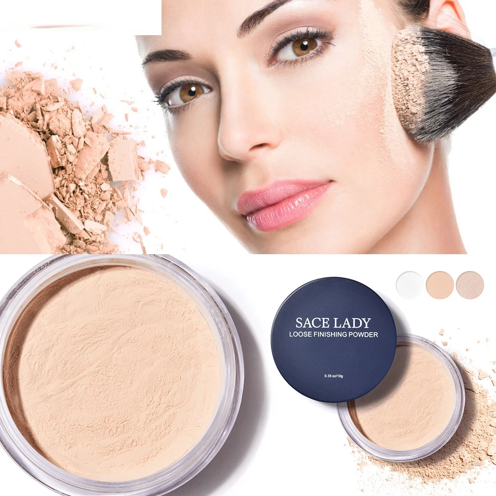 

SACE LADY face loose powder makeup matte finish transparent setting powder oil-control translucent makeup cosmetic
