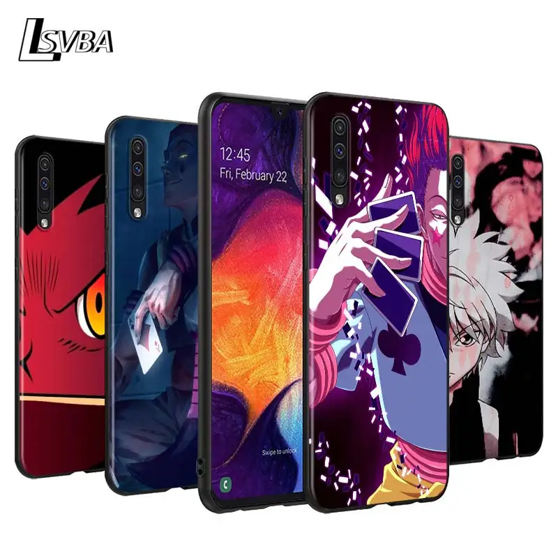 

Anime Hunter X hunter Back Silicone Phone Case for Samsung Galaxy A90 A80 A70S A60 A50S A40 A20E A20 A10S Soft Black Cover