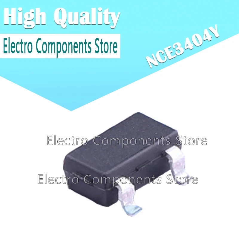 

10Pcs/Lot NCE3404Y 30V 5.8A MOS Tube Compatible AO3404 SOT-23 NCE SOT23 MOS Field Effect Transistor