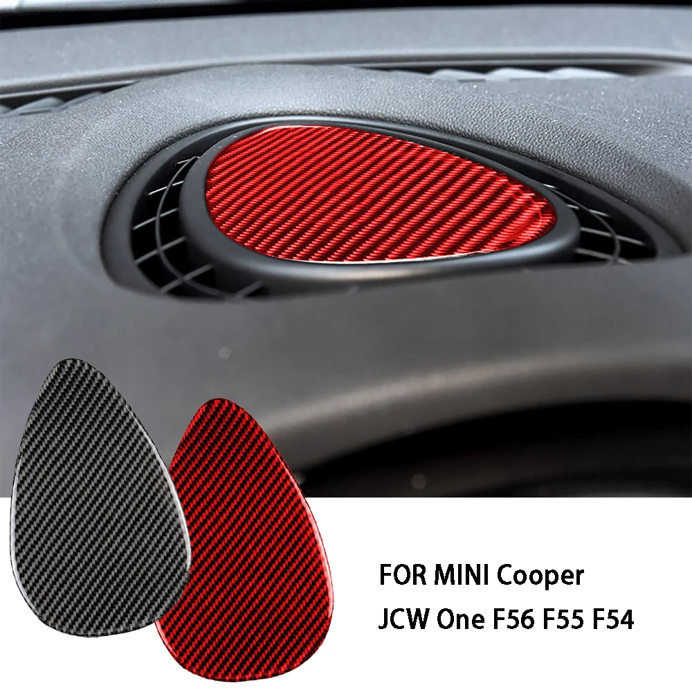 Per MINI Car Dashboard Air Outlet Sticker per MINI Cooper JCW One F56 F55 F54 3D accessori decorativi per interni auto adesivi