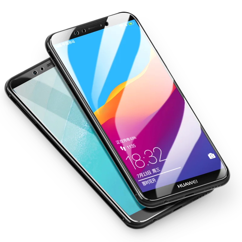 Закаленное стекло для huawei P smart Z Plus 2 шт. Защита экрана Y9 Y7 Y5 P20 Lite 2019 GR3 TAG DIG L21 LYO-L01 4C
