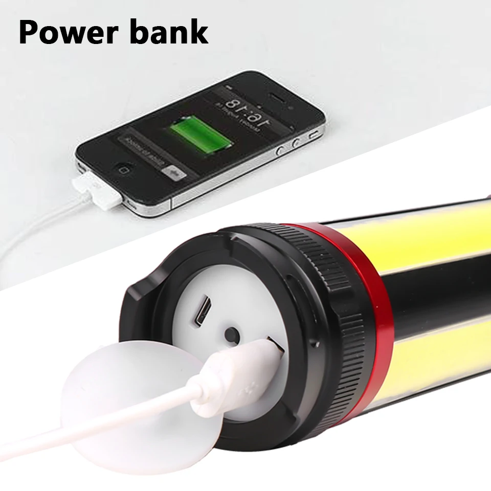 Online XHP90-linterna Led De Acampada Con Batería Integrada, Linterna Potente Y Recargable Con Zoom Y Carga Usb