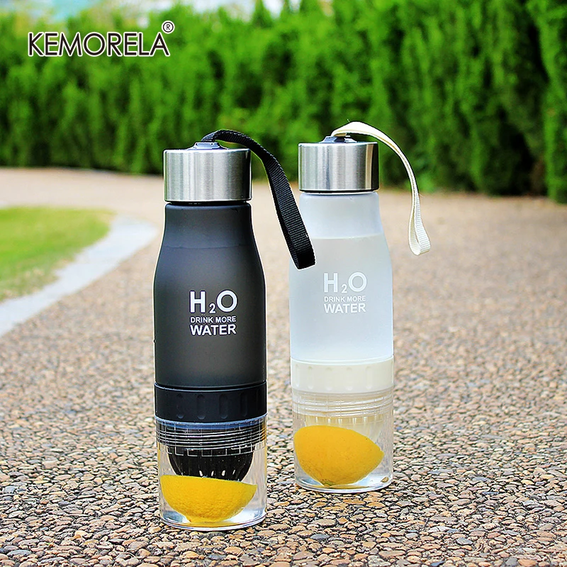 

650ml Infuser Water Bottle Plastic Fruit Infusion Kids Drink Outdoor Sports Bottle Juice Lemon Portable Kettle