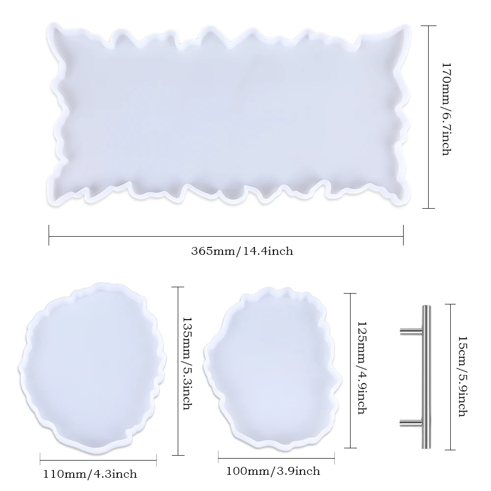 6 шт./компл. силиконовая форма для вина DIY неправильная фруктовых тарелок чашки