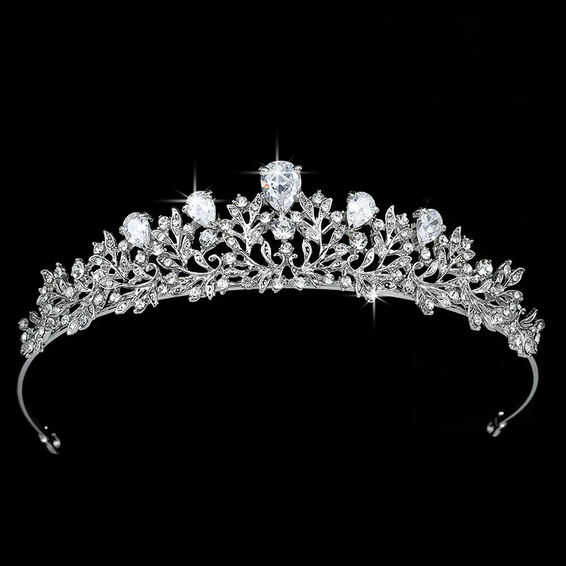 Корона хадияна винтажный простой дизайн для женщин тиары свадебные аксессуары