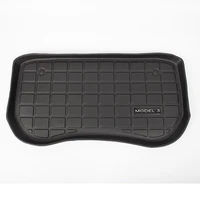 vxvb new for tesla model 3 2021 accessories model3 tpe mats waterproof wearable cargo tray storage pads car front trunk mat