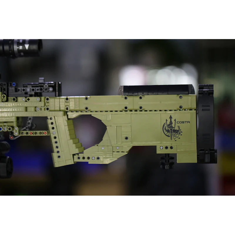 Военный конструктор 1:1 модель оружия стреляйте AWM пустынный Орел игрушки