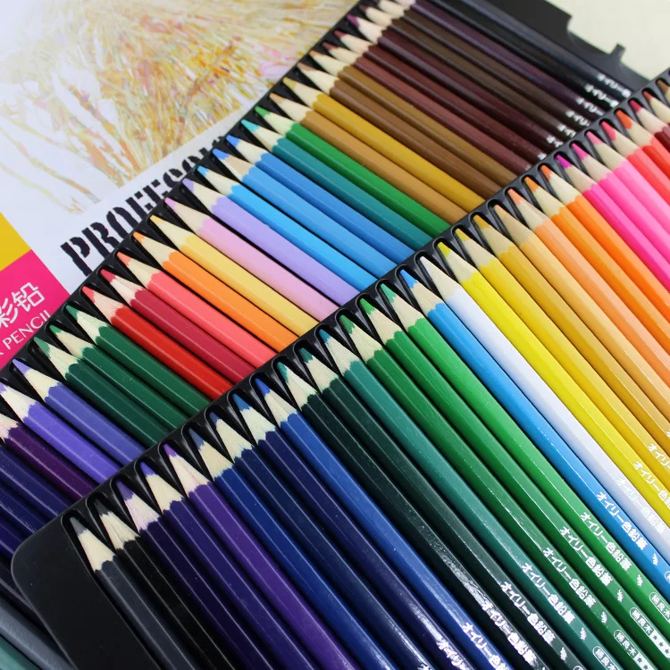 72 Профессиональный Ляпис цветные карандаши акварель набор призмаколор для