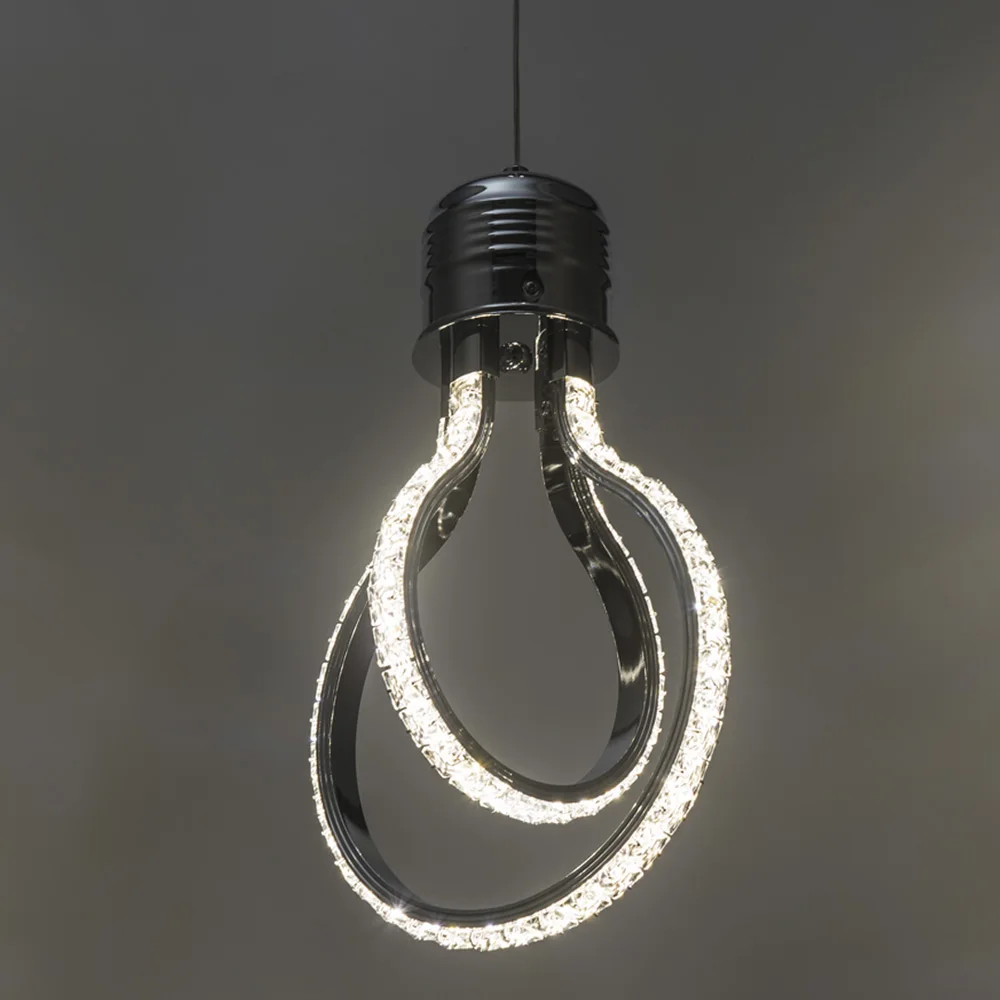 Современная ресторанная лампа светодиодная хрустальная люстра для отелей