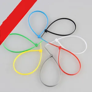 3x200mm 6colours x100pcs Self-locking Nylon Cable Ties Wire Zip Tie