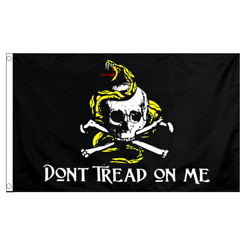 

Бесплатная доставка, флаг xvggdg Skull Gadsden, не рисунок на мне