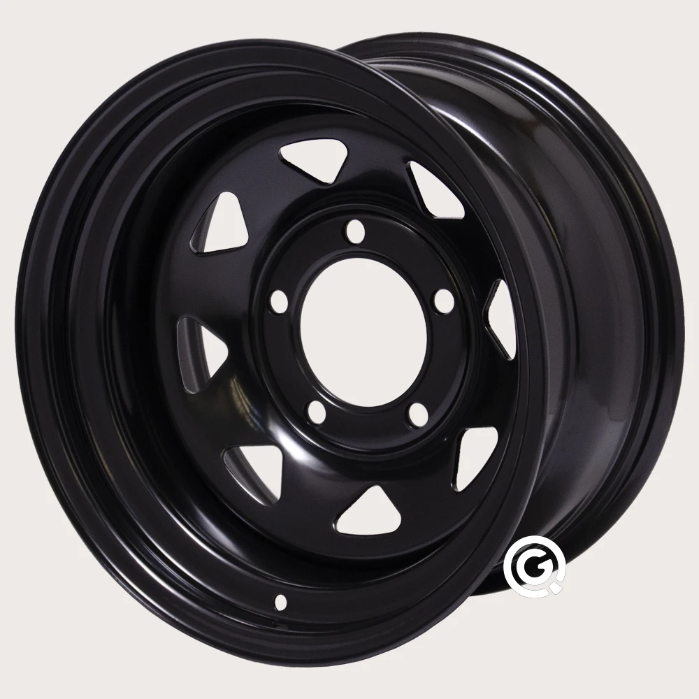 16 дюймовые стальные колеса DAYTONA 5X150 LC76 LC100 LC200 черные офсетные края 25|Диски