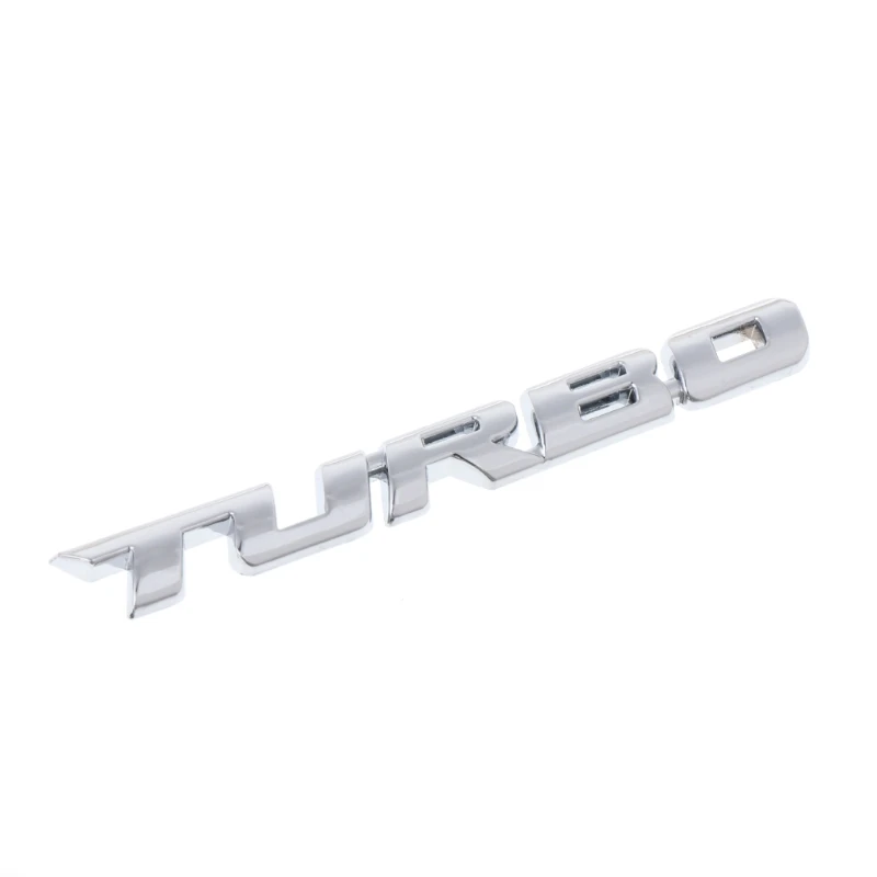 

3d-эмблема с надписью Turbo, металлическая хромированная наклейка для автомобиля, грузовика, мотора