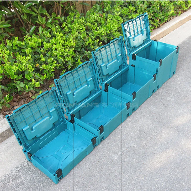 Makita tool box Tools suitcase case MakPac Connector No.1 No.2 No.3 No.4 Storage Toolbox bandage trolley for drill | Инструменты