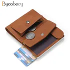 Чехол-кошелек мужской Bycobecy, с RFID-защитой от кражи, отделением для кредитных карт и паспорта, унисекс