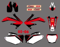 graphics backgrounds decals stickers kits for honda crf450 crf450r 2005 2006 crf 450 450r