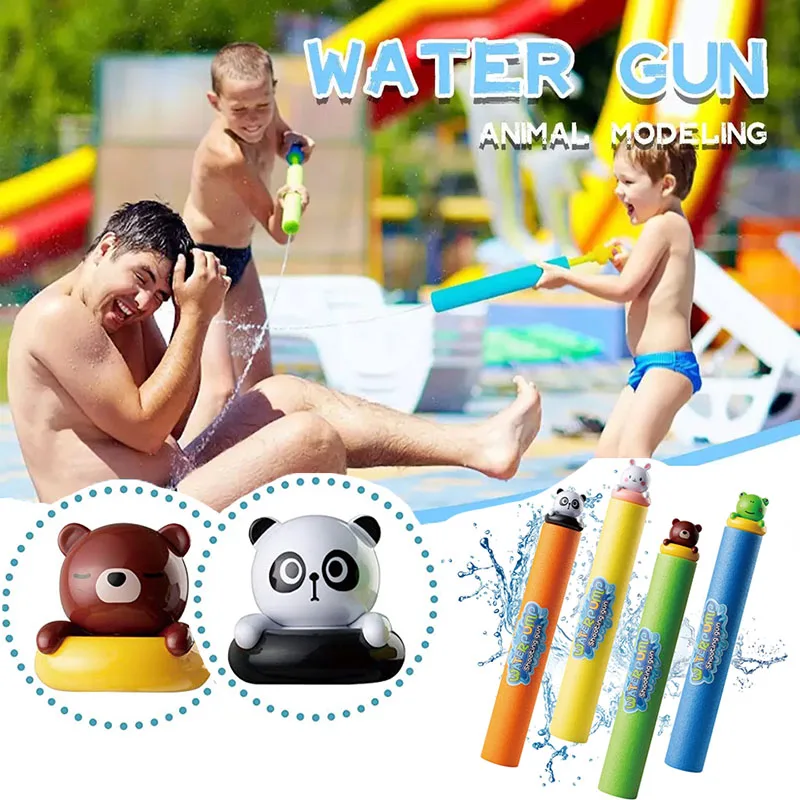 

35cm Summer Water Gun Toys Pistol Blaster Shooter Outdoor Swimming Pools Cartoon Shark Crocodile Squirter Toys For Children
