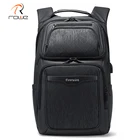 Рюкзак Rowe мужской для ноутбука 15,6 дюйма, вместительный водонепроницаемый дорожный ранец с защитой от кражи, сумка для подростков