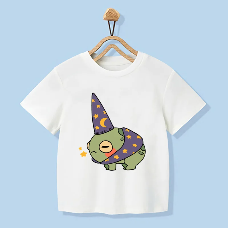 

Summer T-shirt Frog Casual Cute Children Tshirt New Boys Girls Clothes Mushroom Print Lnteresting Fashion Children's Tops,YKP094