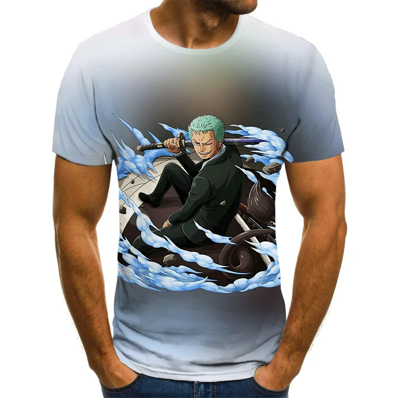

2020 new one piece graphic T-shirt men's anime Harajuku tops summer men's T-shirt 3D fashion boy clothing Plus size streetwear