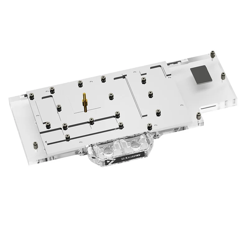 Курган GPU воды блок для AMD Radeon VII радиатор водяного охлаждения процессорный кулер