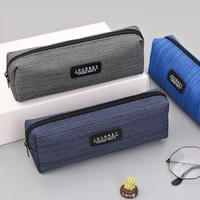 simple style oxford cloth pencil case student portable pencil case storage stationery pencil case zipper stationery bag