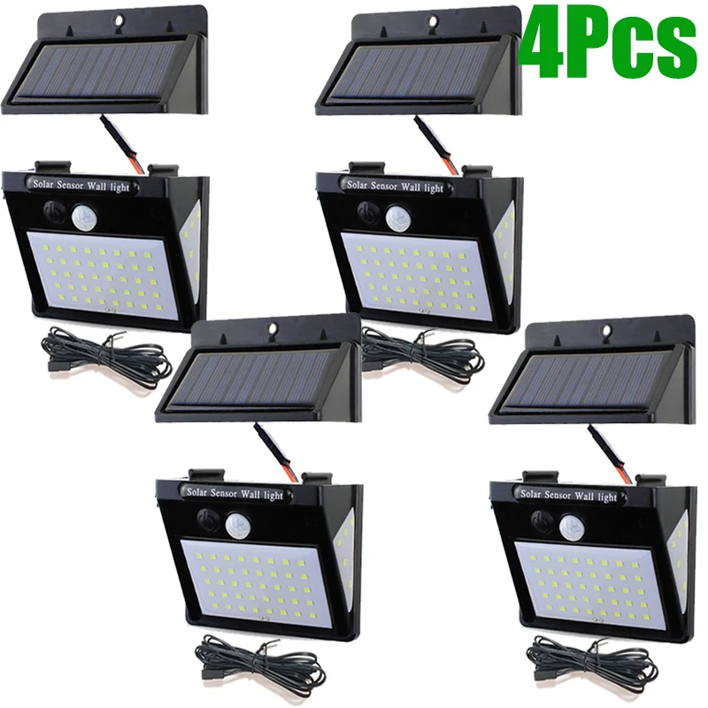 Раздельный 3-сторонний светодиодный солнечный светильник наружный Graden уличный ing