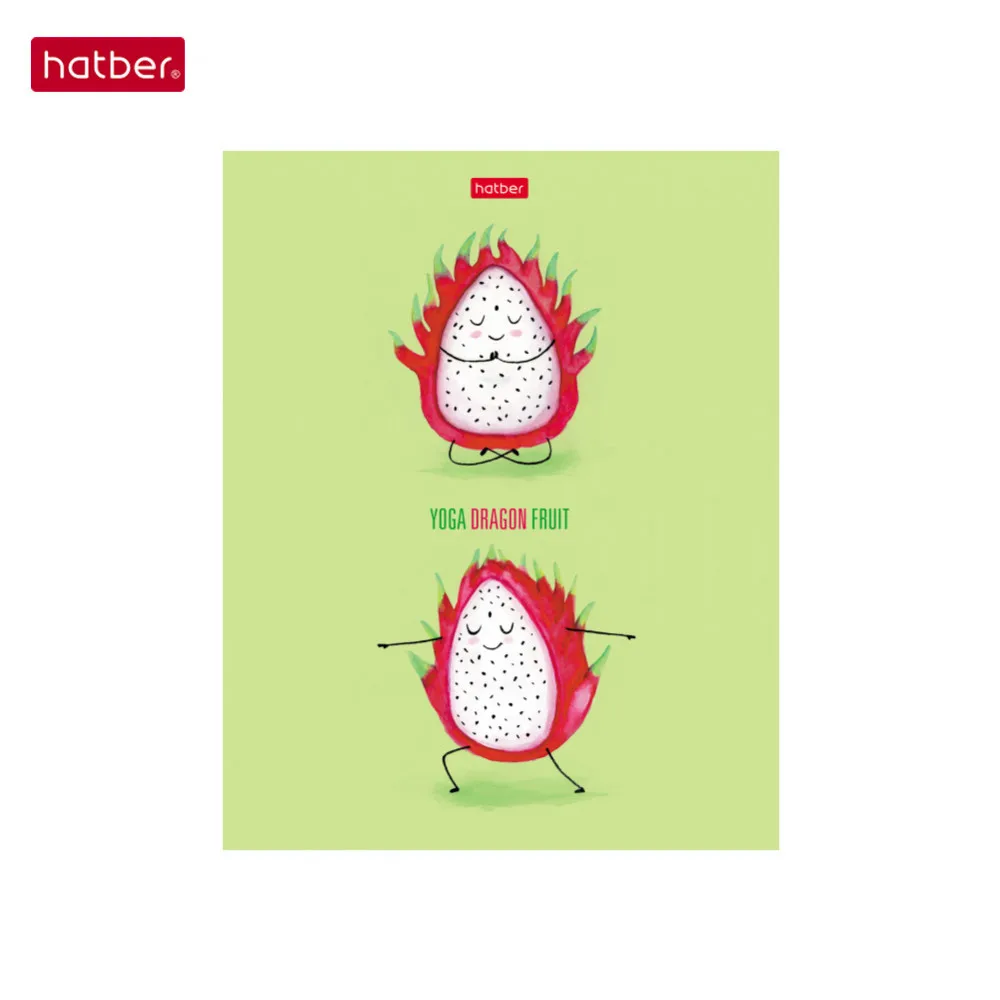 Набор тетрадей 10 шт х 18 листов &quotЙога Фреш&quot клетка А5+ скругленные углы на скобе