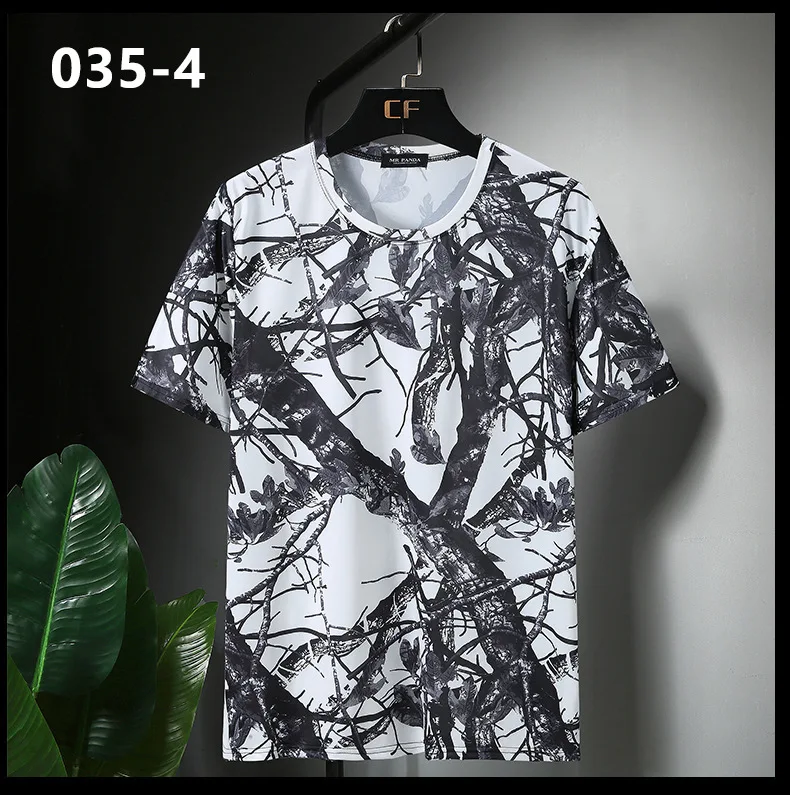 

New Arrival Fashion Short Sleeve Oversized Loose Super Large Fashion Casual O-neck Print Knitted T Shirt Plus Size 4XL-10XL 11XL